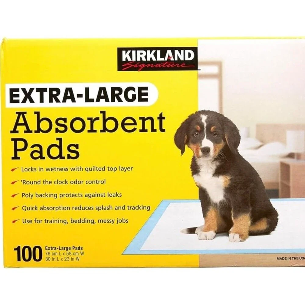 Kirkland Signature Extra Large Absorbent Pads, 76Cm X 58Cm - 100 Pack
